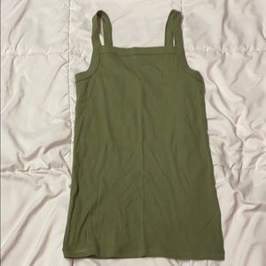 Green tank top from Old Navy